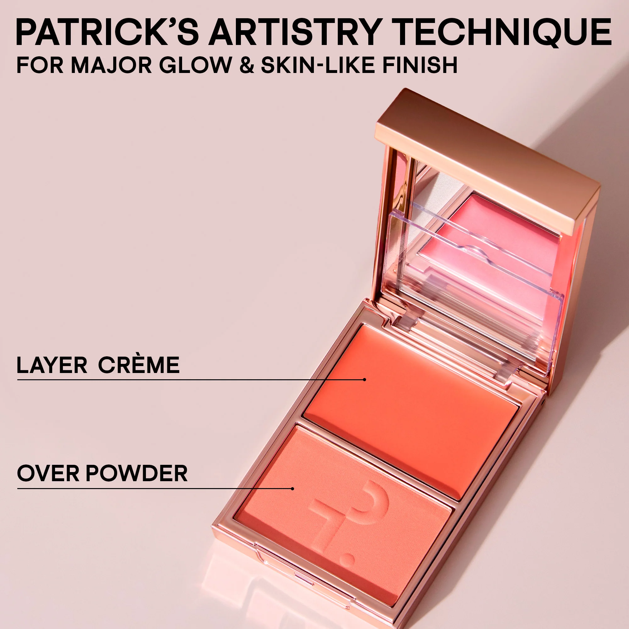 Mini Major Headlines Double-Take Crème & Powder Blush Duo - Image 7