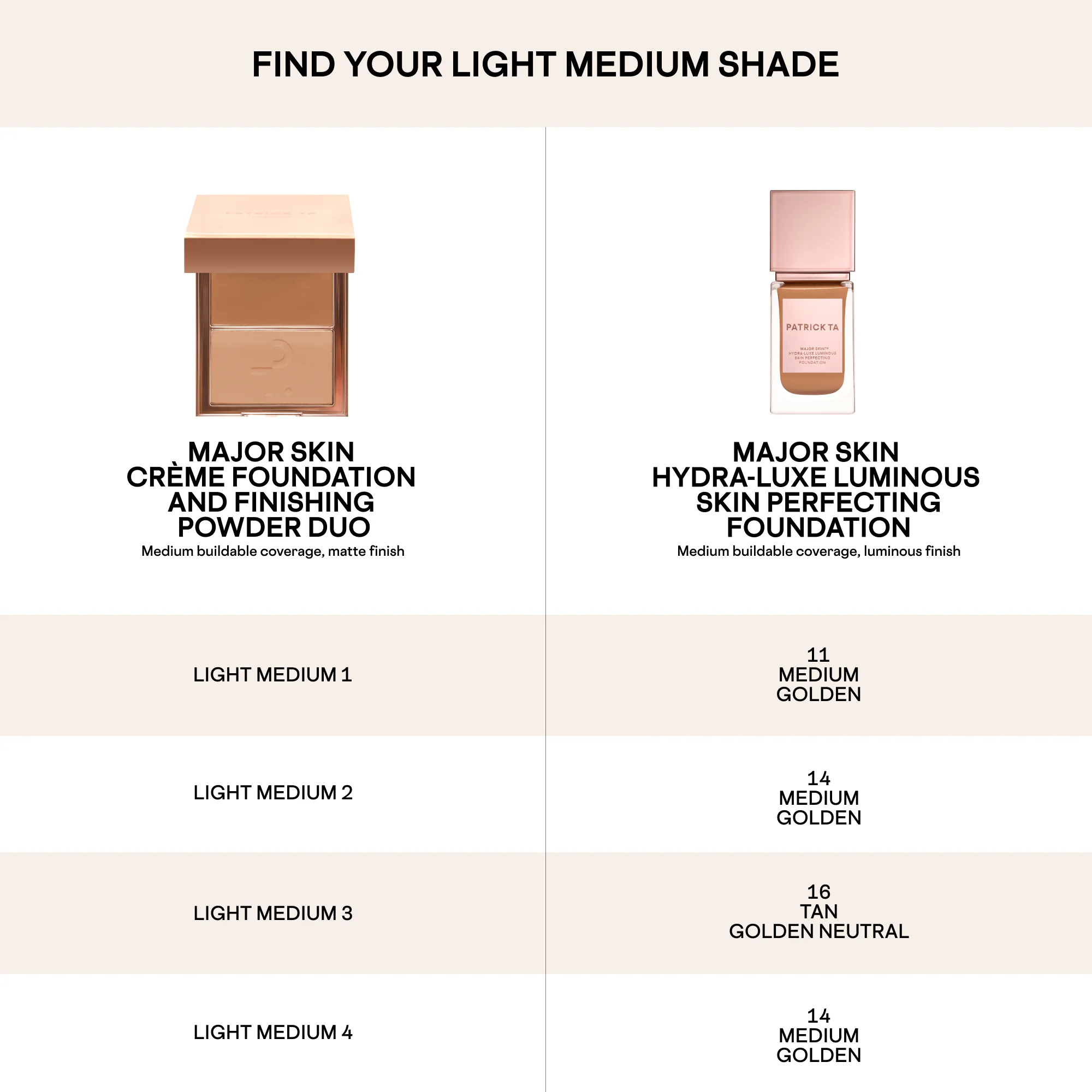 Major Skin Hydra-Luxe Luminous Skin Perfecting Foundation - Image 65
